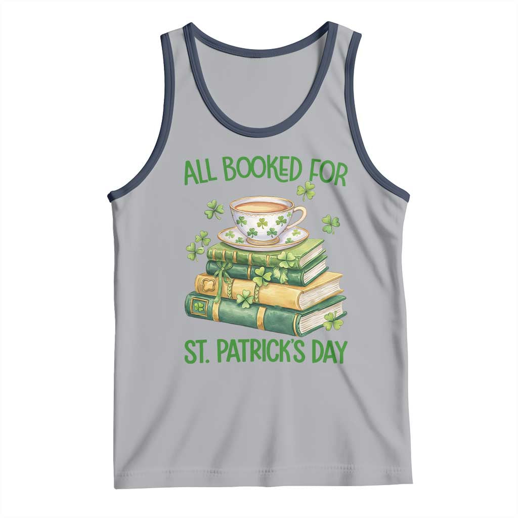 All Booked For St Patricks Day Tank Top Gift For Book Lovers