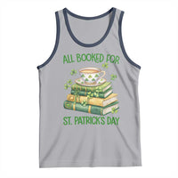 All Booked For St Patricks Day Tank Top Gift For Book Lovers