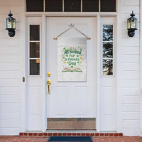 All Booked For St Patricks Day Garden Flag Irish Bookworm Gift