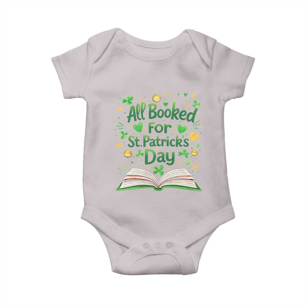 All Booked For St Patricks Day Baby Onesie Irish Bookworm Gift