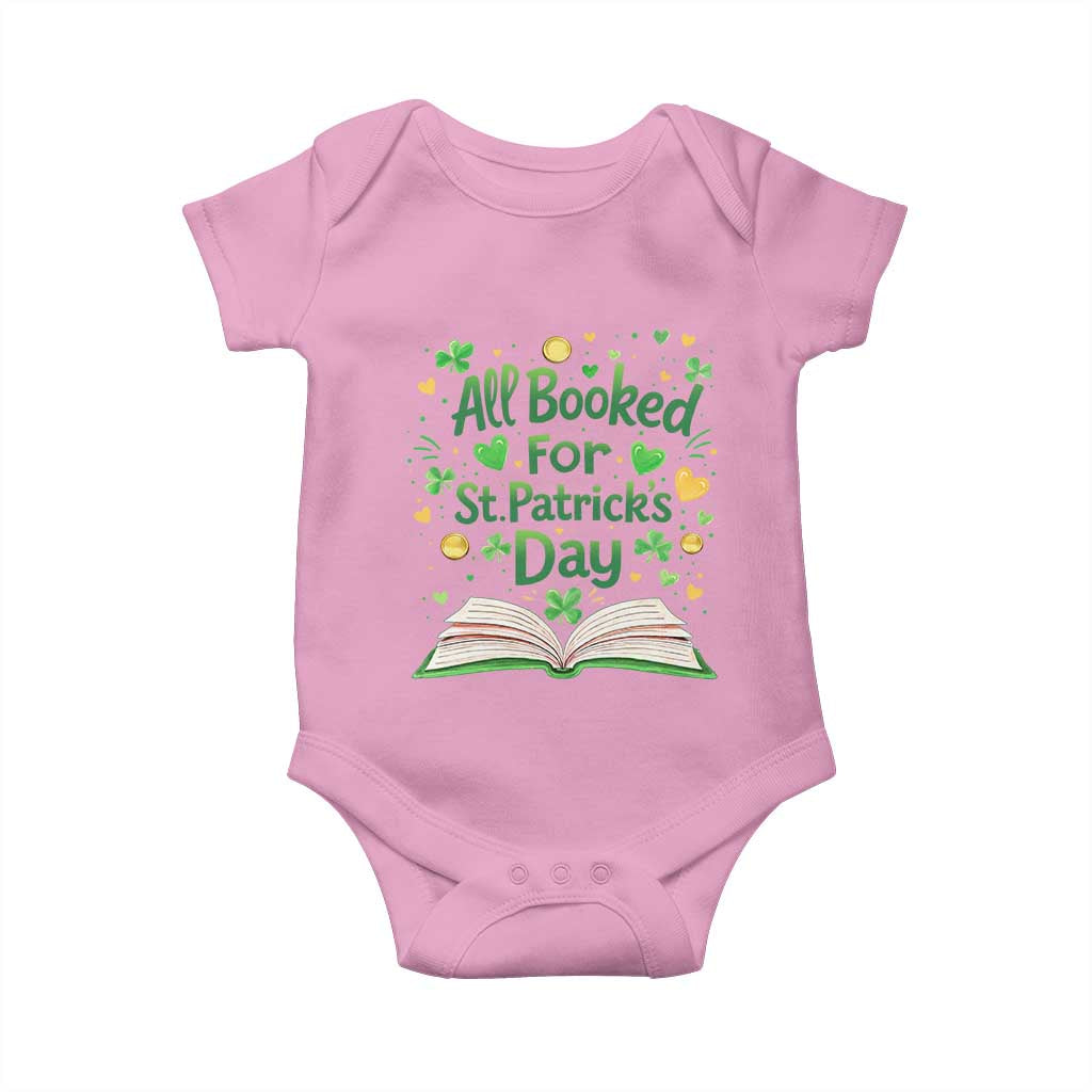 All Booked For St Patricks Day Baby Onesie Irish Bookworm Gift