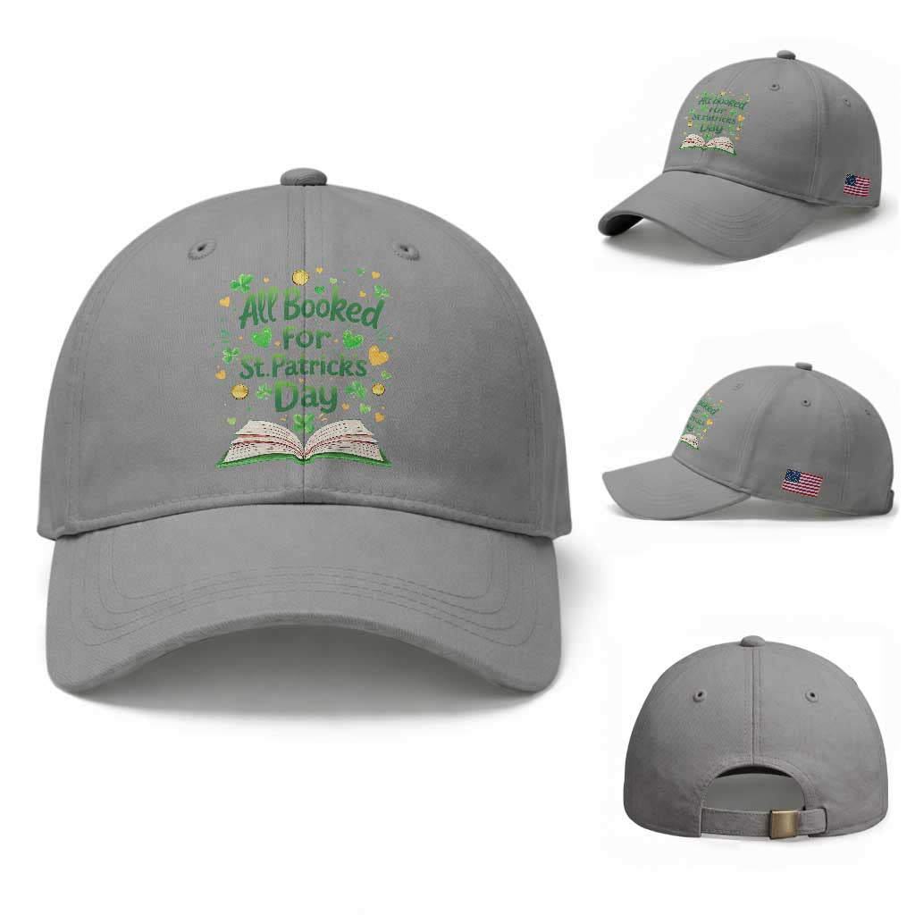 All Booked For St Patricks Day Baseball Cap Irish Bookworm Gift