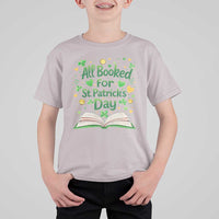 All Booked For St Patricks Day T Shirt For Kid Irish Bookworm Gift