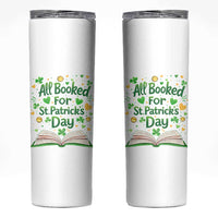 All Booked For St Patricks Day Skinny Tumbler Irish Bookworm Gift