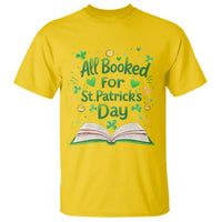 All Booked For St Patricks Day T Shirt Irish Bookworm Gift