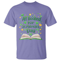 All Booked For St Patricks Day T Shirt Irish Bookworm Gift