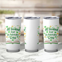 All Booked For St Patricks Day Tumbler Cup Irish Bookworm Gift