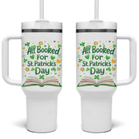 All Booked For St Patricks Day Tumbler With Handle Irish Bookworm Gift