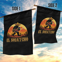 Funny El Squatcho Cinco De Mayo Fiesta Gift Garden Flag