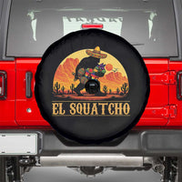Funny El Squatcho Cinco De Mayo Fiesta Gift Spare Tire Cover