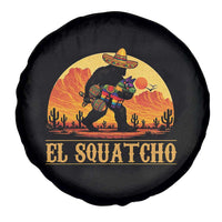 Funny El Squatcho Cinco De Mayo Fiesta Gift Spare Tire Cover