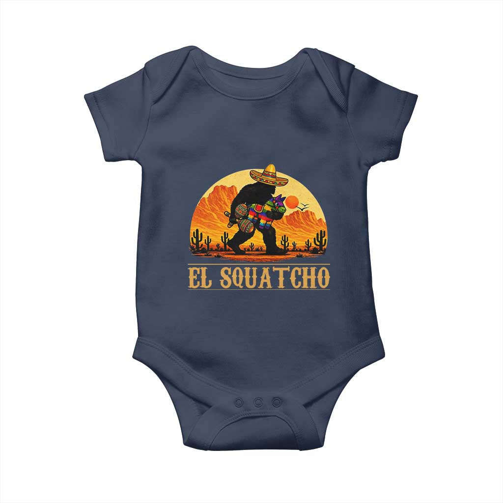 Funny El Squatcho Cinco De Mayo Fiesta Gift Baby Onesie