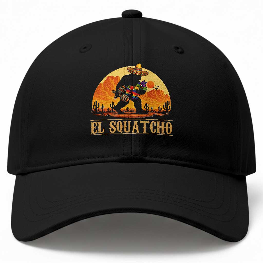 Funny El Squatcho Cinco De Mayo Fiesta Gift Baseball Cap