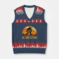 Funny El Squatcho Cinco De Mayo Fiesta Gift V-Neck Knit Sweater Vest