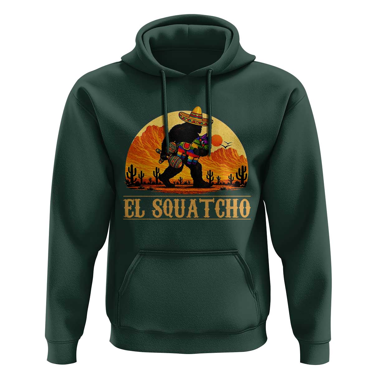 Funny El Squatcho Cinco De Mayo Fiesta Gift Hoodie