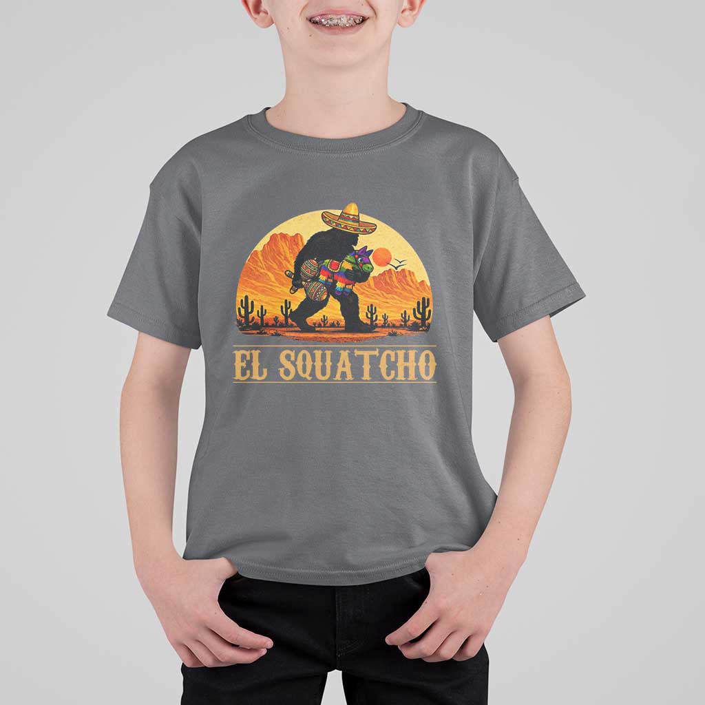 Funny El Squatcho Cinco De Mayo Fiesta Gift T Shirt For Kid