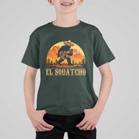 Funny El Squatcho Cinco De Mayo Fiesta Gift T Shirt For Kid