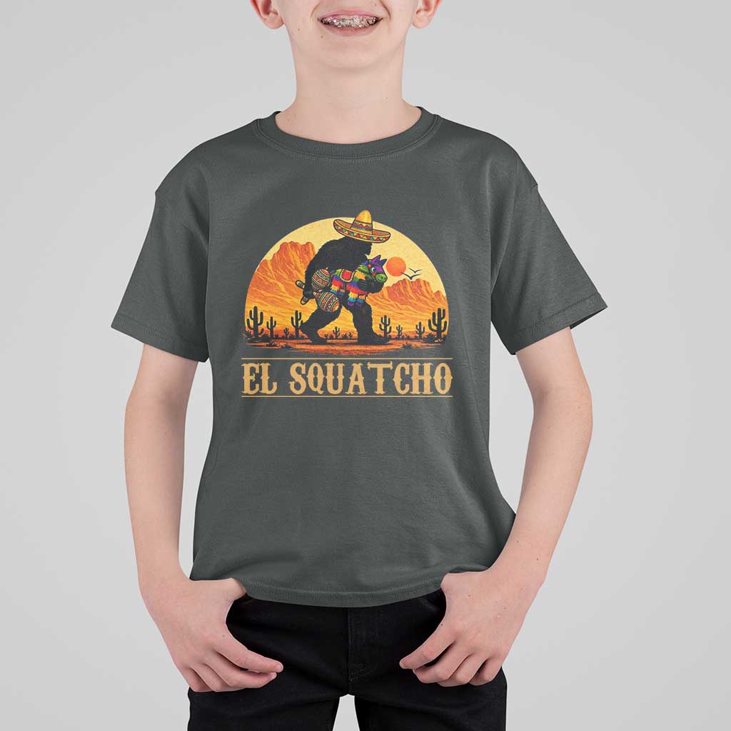 Funny El Squatcho Cinco De Mayo Fiesta Gift T Shirt For Kid