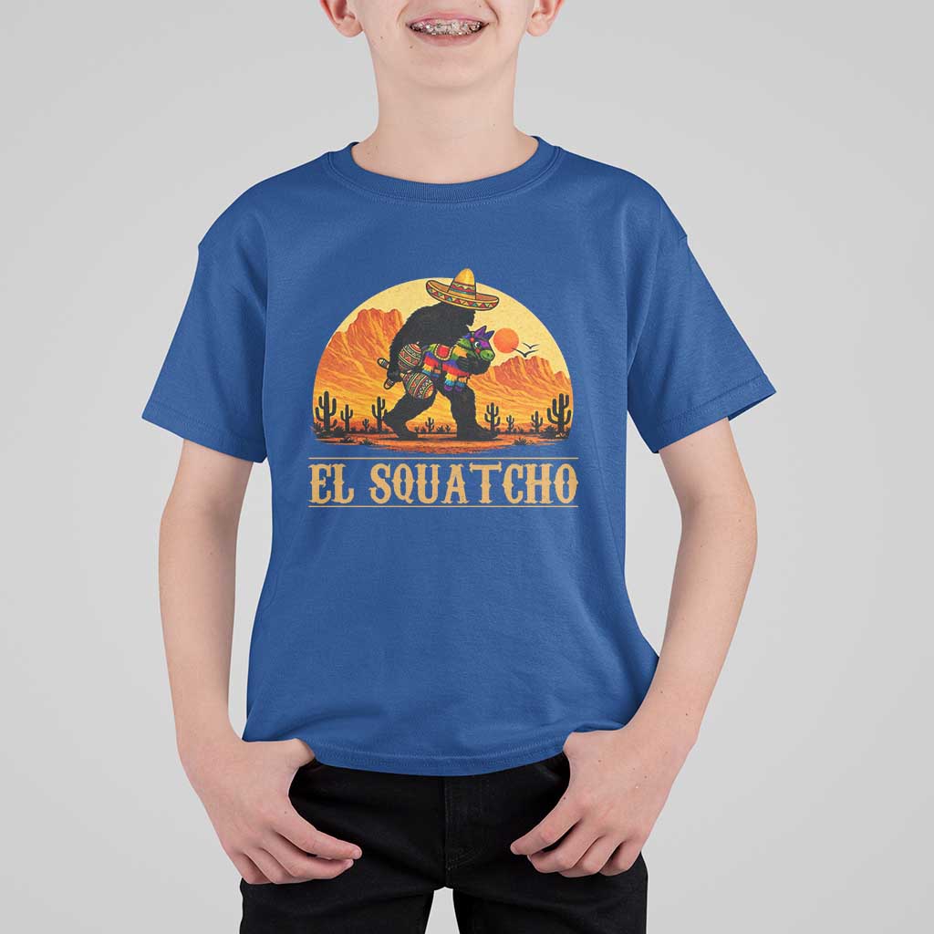 Funny El Squatcho Cinco De Mayo Fiesta Gift T Shirt For Kid