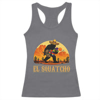 Funny El Squatcho Cinco De Mayo Fiesta Gift Racerback Tank Top