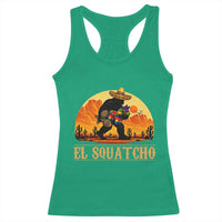 Funny El Squatcho Cinco De Mayo Fiesta Gift Racerback Tank Top