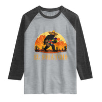 Funny El Squatcho Cinco De Mayo Fiesta Gift Raglan Shirt