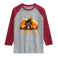 Funny El Squatcho Cinco De Mayo Fiesta Gift Raglan Shirt