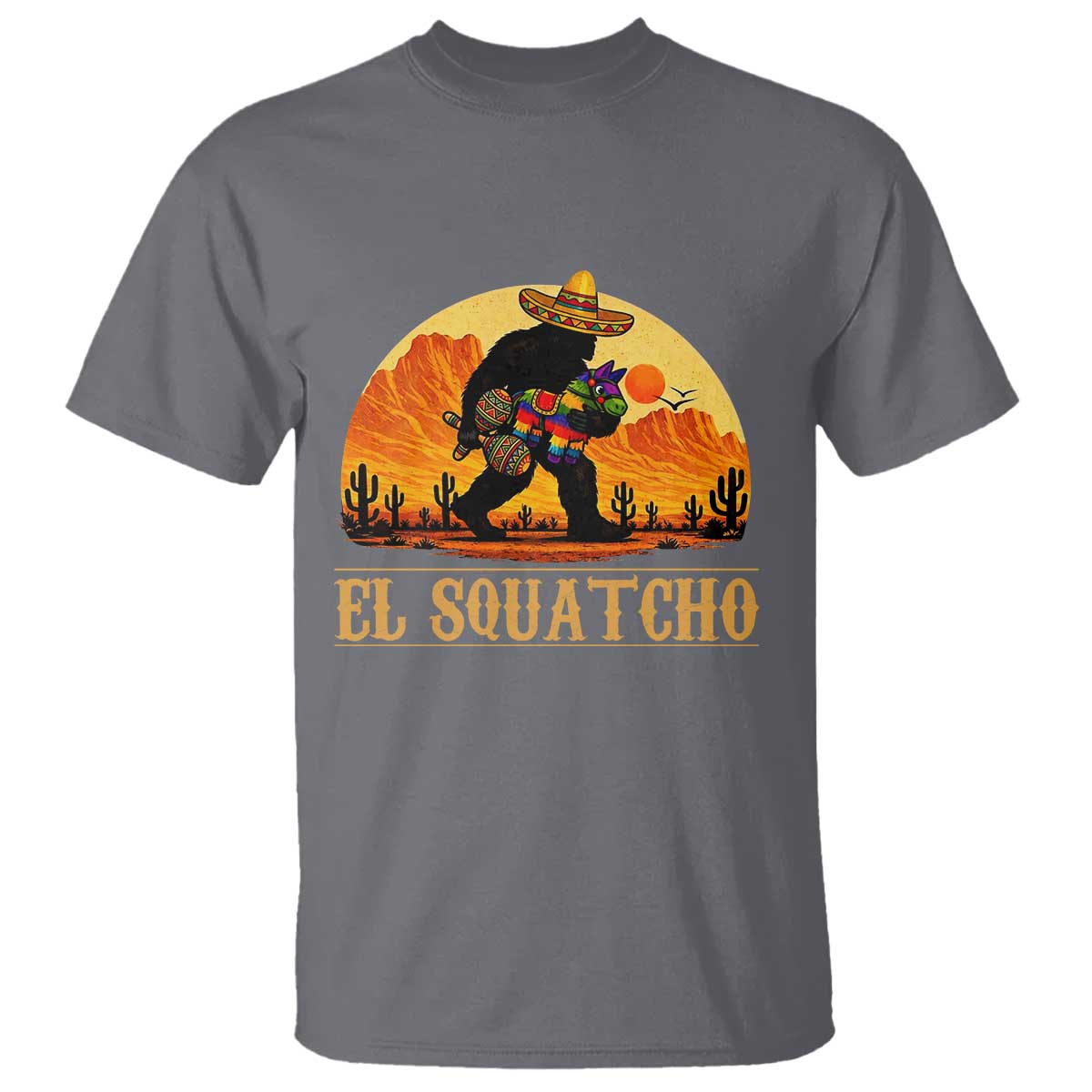Funny El Squatcho Cinco De Mayo Fiesta Gift T Shirt