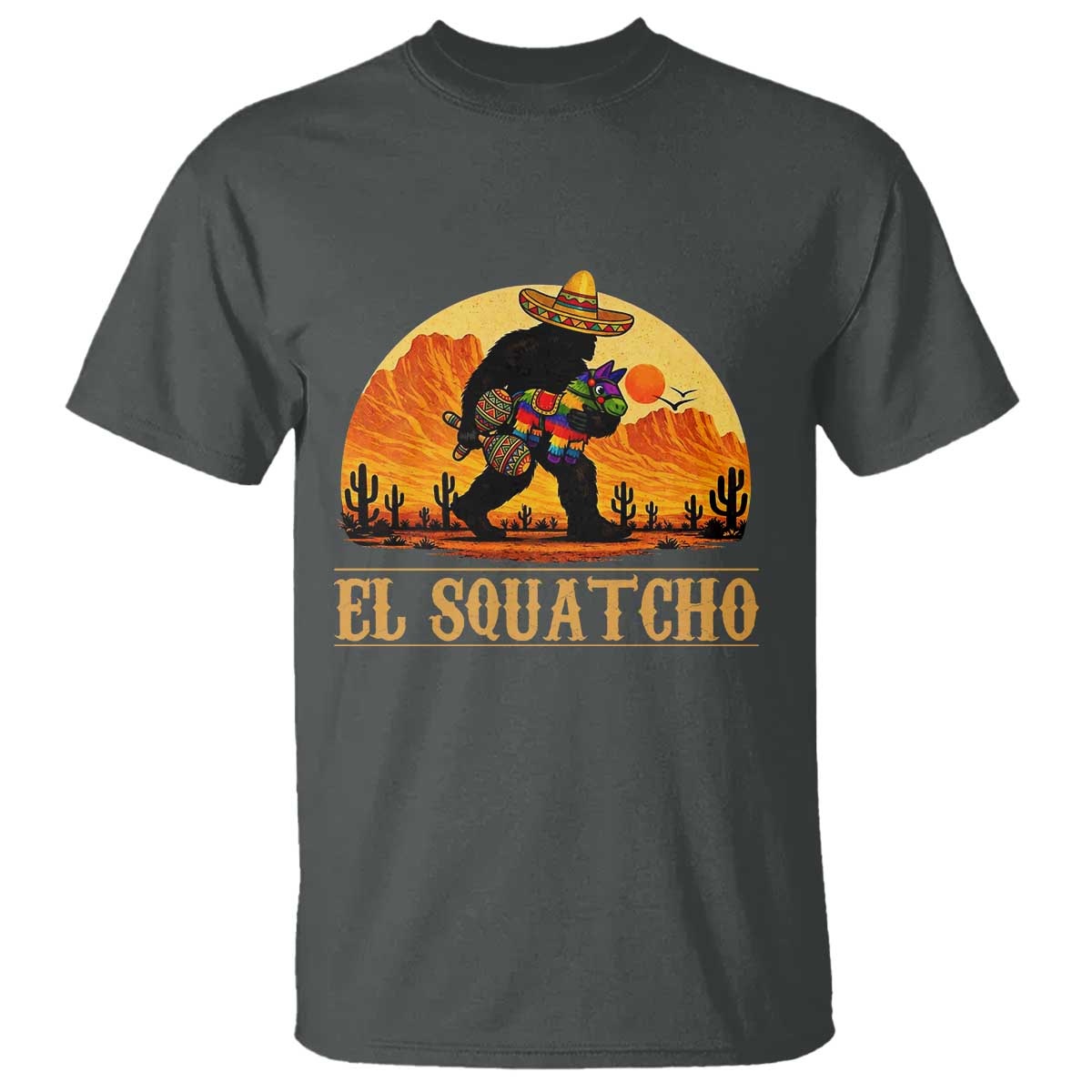 Funny El Squatcho Cinco De Mayo Fiesta Gift T Shirt