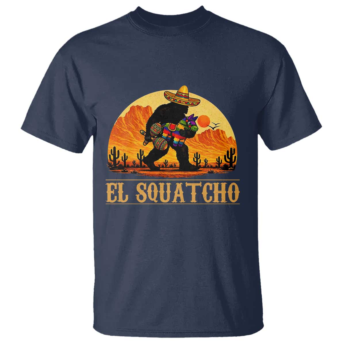 Funny El Squatcho Cinco De Mayo Fiesta Gift T Shirt