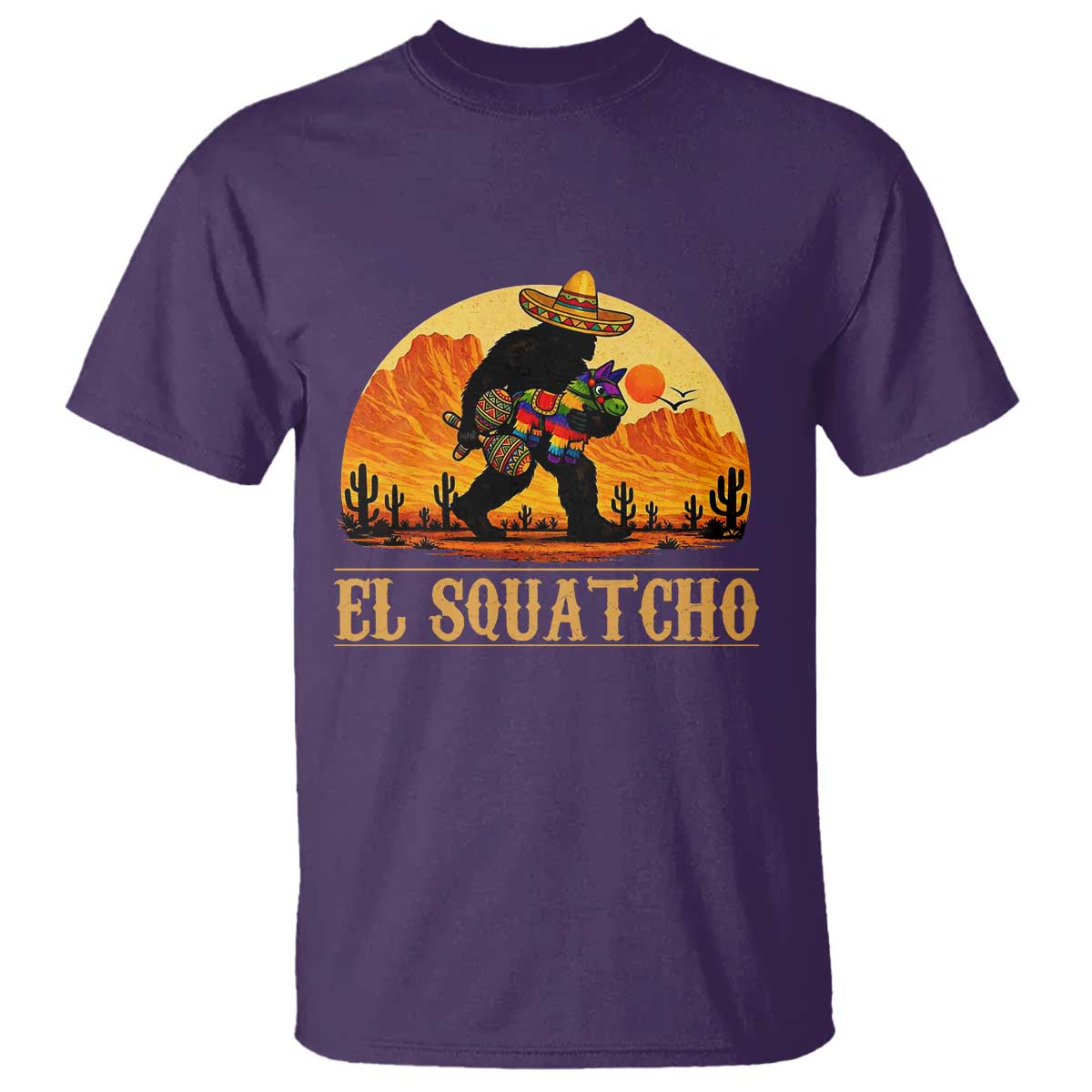 Funny El Squatcho Cinco De Mayo Fiesta Gift T Shirt