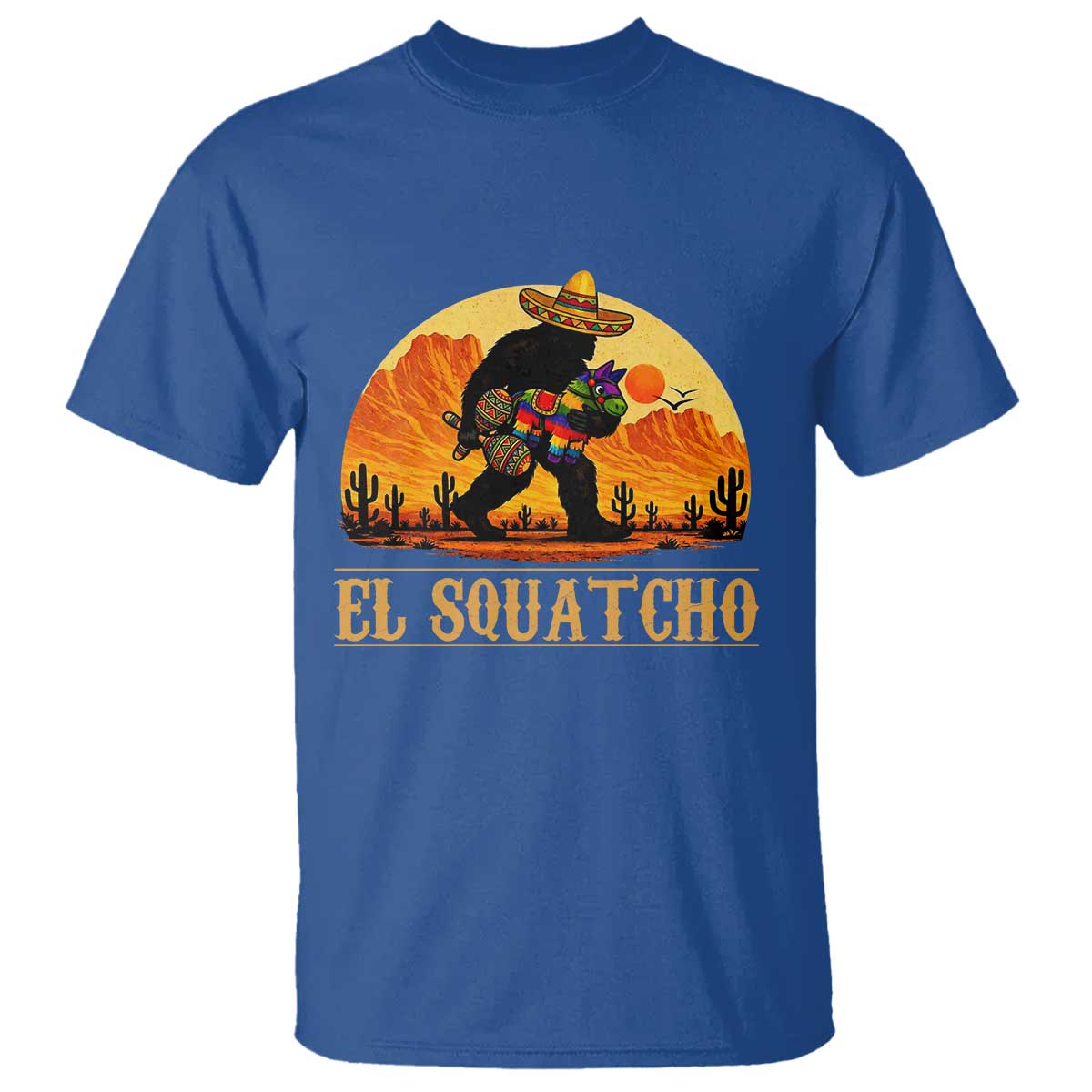Funny El Squatcho Cinco De Mayo Fiesta Gift T Shirt