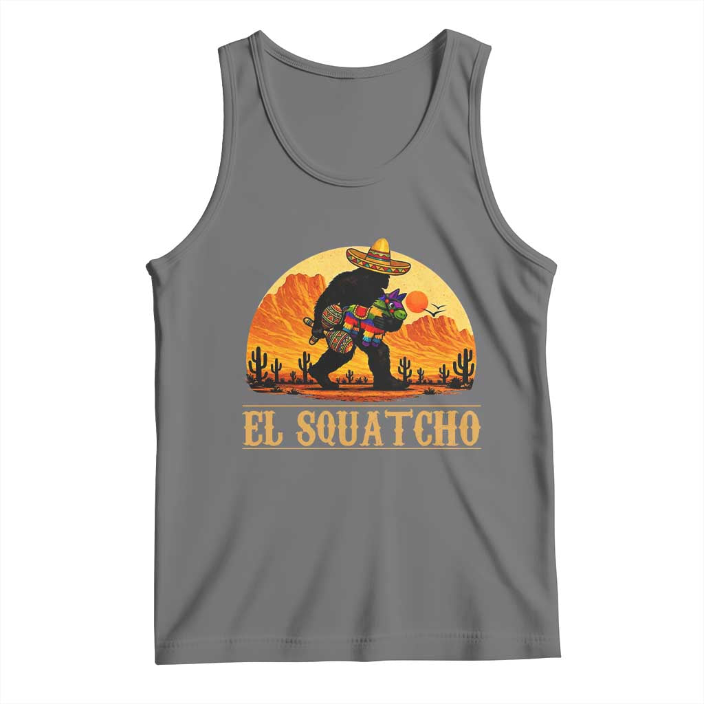 Funny El Squatcho Cinco De Mayo Fiesta Gift Tank Top