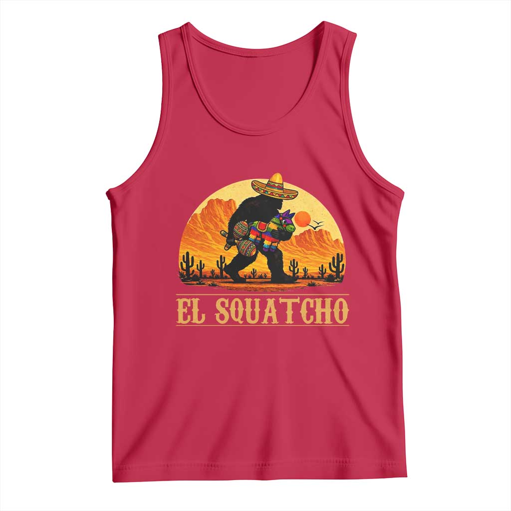 Funny El Squatcho Cinco De Mayo Fiesta Gift Tank Top