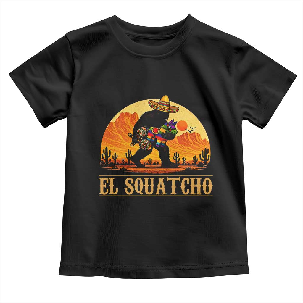Funny El Squatcho Cinco De Mayo Fiesta Gift Toddler T Shirt