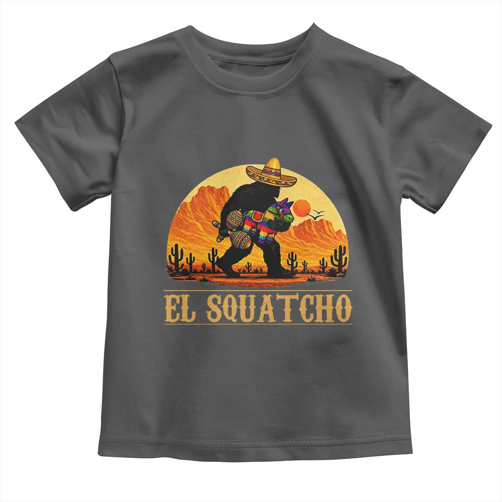 Funny El Squatcho Cinco De Mayo Fiesta Gift Toddler T Shirt