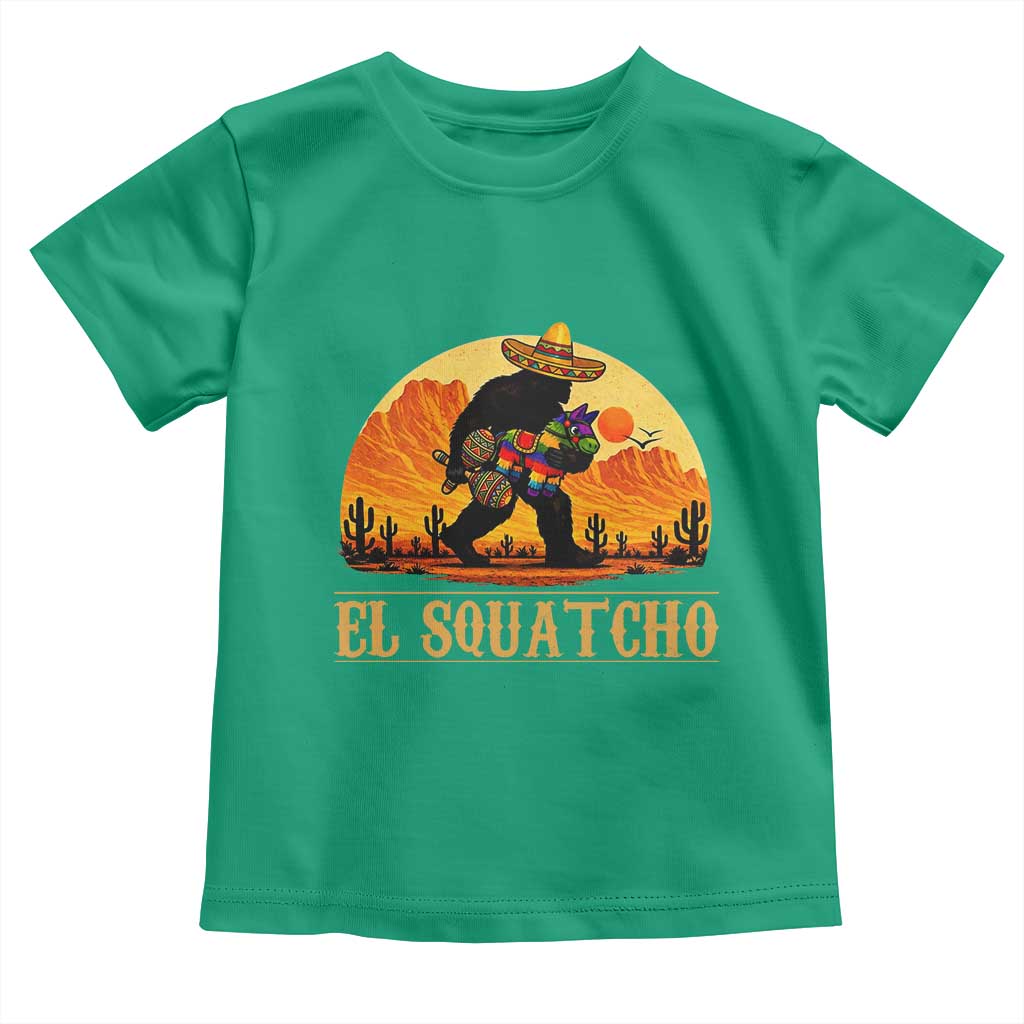 Funny El Squatcho Cinco De Mayo Fiesta Gift Toddler T Shirt
