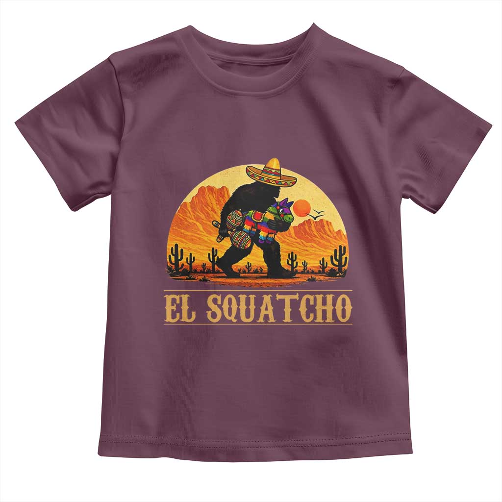 Funny El Squatcho Cinco De Mayo Fiesta Gift Toddler T Shirt