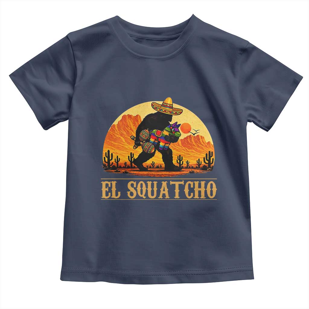 Funny El Squatcho Cinco De Mayo Fiesta Gift Toddler T Shirt