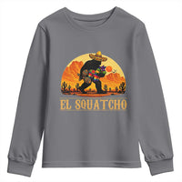 Funny El Squatcho Cinco De Mayo Fiesta Gift Youth Sweatshirt