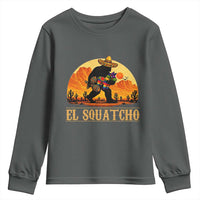 Funny El Squatcho Cinco De Mayo Fiesta Gift Youth Sweatshirt