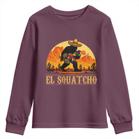 Funny El Squatcho Cinco De Mayo Fiesta Gift Youth Sweatshirt