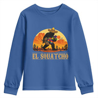 Funny El Squatcho Cinco De Mayo Fiesta Gift Youth Sweatshirt