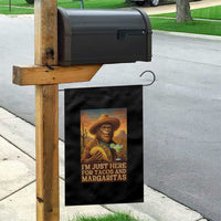 Funny El Squatcho Cinco De Mayo Garden Flag Just Here For Tacos And Margaritas