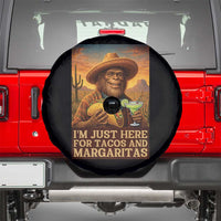 Funny El Squatcho Cinco De Mayo Spare Tire Cover Just Here For Tacos And Margaritas