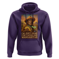 Funny El Squatcho Cinco De Mayo Hoodie Just Here For Tacos And Margaritas