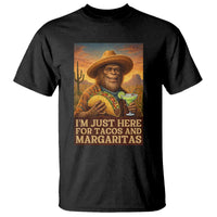 Funny El Squatcho Cinco De Mayo T Shirt Just Here For Tacos And Margaritas