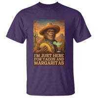 Funny El Squatcho Cinco De Mayo T Shirt Just Here For Tacos And Margaritas