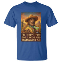 Funny El Squatcho Cinco De Mayo T Shirt Just Here For Tacos And Margaritas