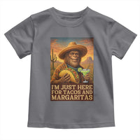 Funny El Squatcho Cinco De Mayo Toddler T Shirt Just Here For Tacos And Margaritas